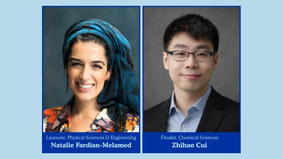 Headshots of Natalie and Zhihao