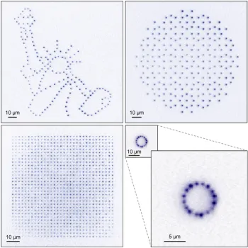 The four patterns created by the team