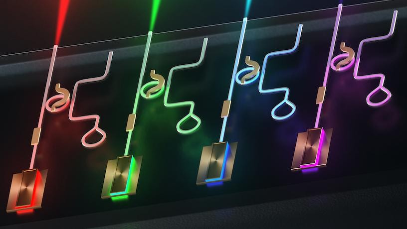 Schematic of the lasers